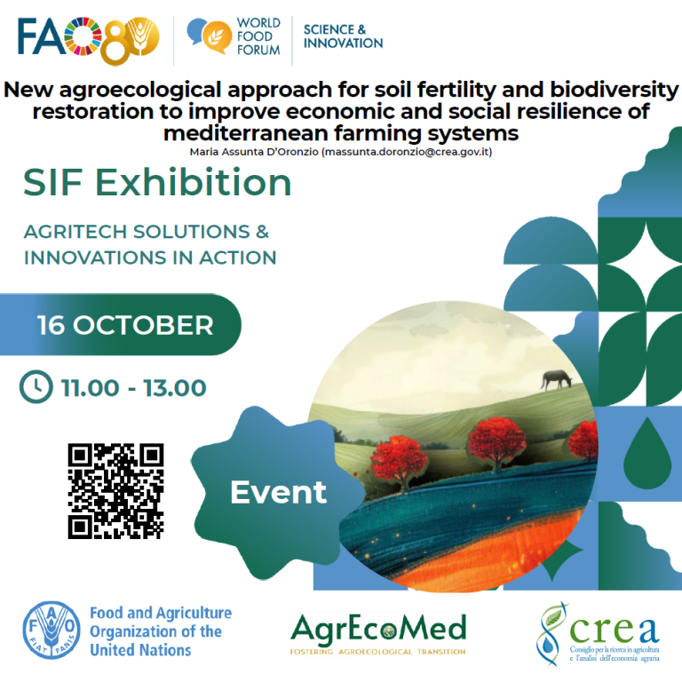 AgrEcoMed at the SIF FAO Forum exhibition